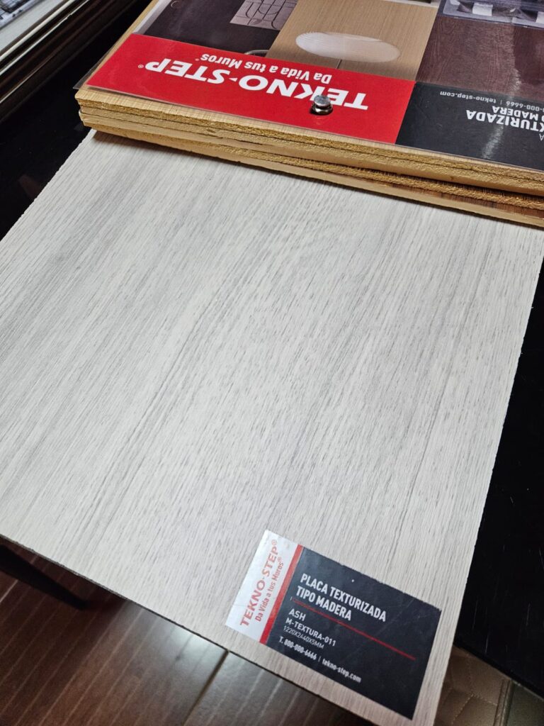Placa Texturizada Tipo Madera - Ash